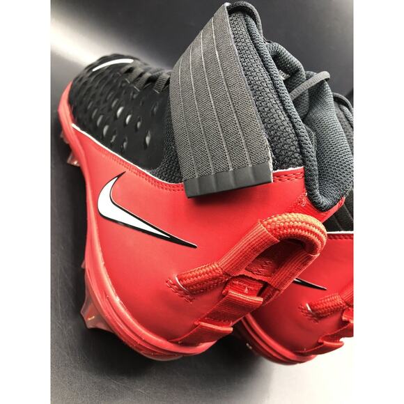 Nike PE Force Savage Pro 2 P Men's Sz 16 Football Cleats Black/Red BV3969-014 - Picture 9 of 10